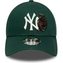 mutzen-gebogen-grun-verstellbares-band-9forty-outdoor-icon-der-new-york-yankees-mlb-von-new-era