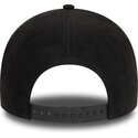 mutzen-gebogen-schwarz-snapback-e-frame-faux-suede-der-new-york-yankees-mlb-von-new-era