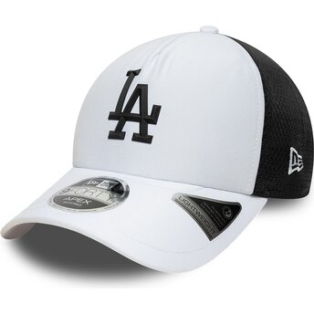 Cappello curvo bianco snapback 9FORTY APEX Sporty dei Los Angeles Dodgers MLB di New Era