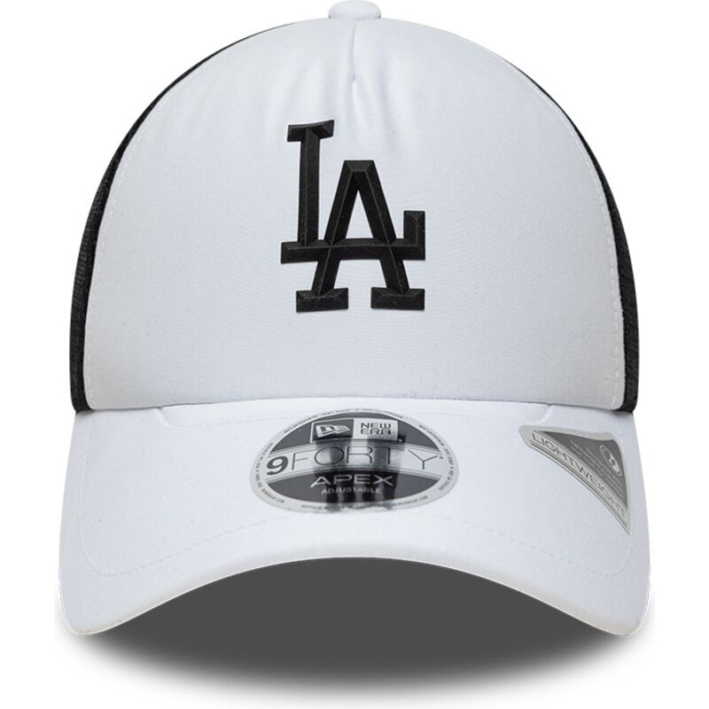 cappello-curvo-bianco-snapback-9forty-apex-sporty-dei-los-angeles-dodgers-mlb-di-new-era