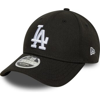 Cappello curvo nero snapback 9FORTY M-Crown dei Los Angeles Dodgers MLB di New Era