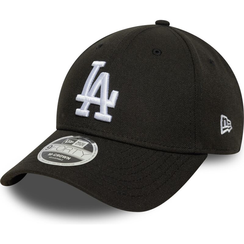 mutzen-gebogen-schwarz-snapback-9forty-m-crown-der-los-angeles-dodgers-mlb-von-new-era