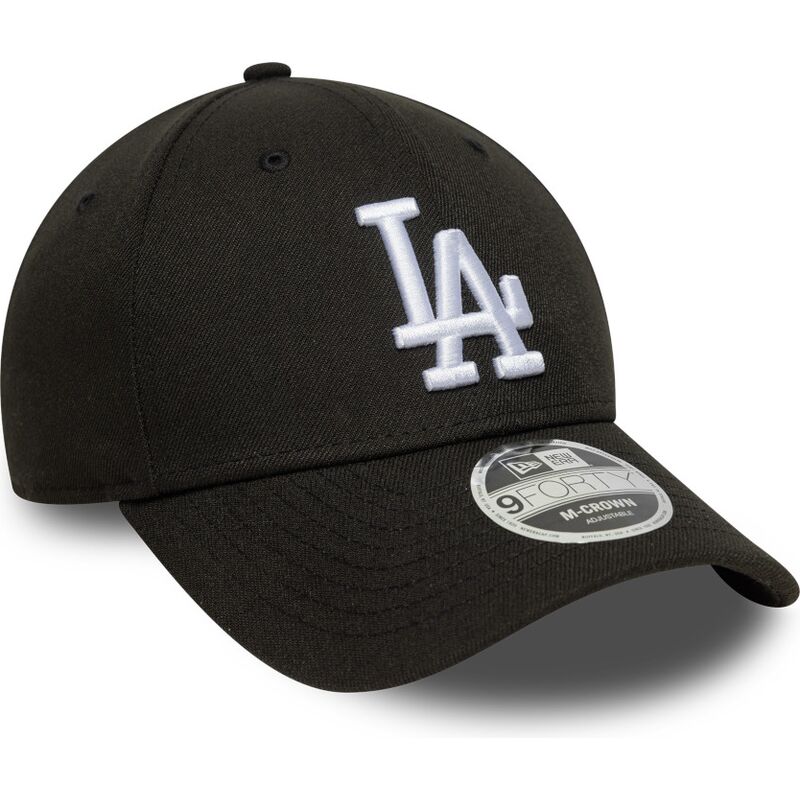 cappello-curvo-nero-snapback-9forty-m-crown-dei-los-angeles-dodgers-mlb-di-new-era