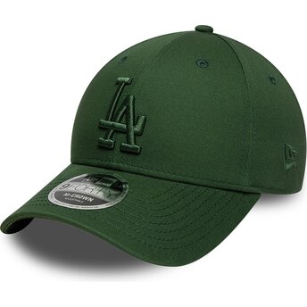 Cappello curvo verde snapback 9FORTY M-Crown dei Los Angeles Dodgers MLB di New Era