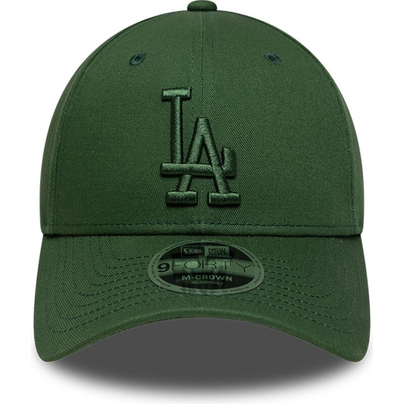 cappello-curvo-verde-snapback-9forty-m-crown-dei-los-angeles-dodgers-mlb-di-new-era
