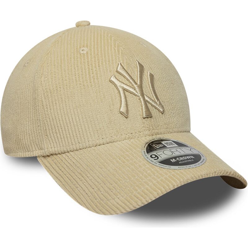 mutzen-gebogen-beige-verstellbares-band-9forty-m-crown-cord-der-new-york-yankees-mlb-von-new-era mutzen-gebogen-beige-verstellbares-band-9forty-m-crown-cord-der-new-york-yankees-mlb-von-new-era