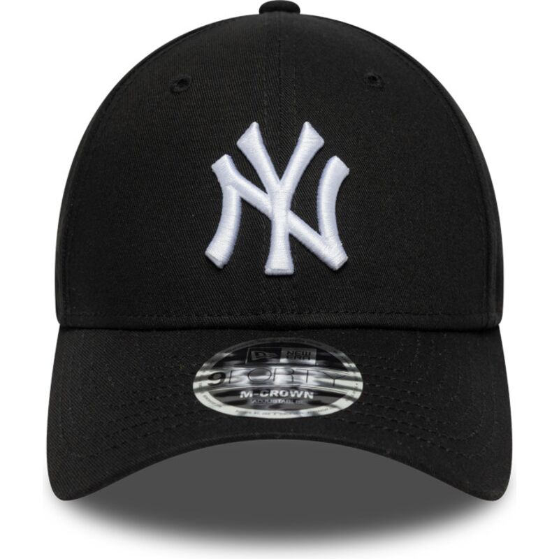 mutzen-gebogen-schwarz-snapback-9forty-m-crown-der-new-york-yankees-mlb-von-new-era