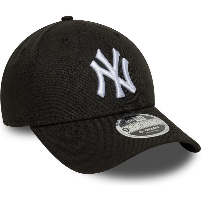 mutzen-gebogen-schwarz-snapback-9forty-m-crown-der-new-york-yankees-mlb-von-new-era