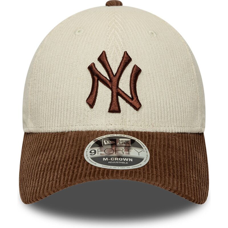 mutzen-gebogen-braun-verstellbares-band-9forty-m-crown-cord-der-new-york-yankees-mlb-von-new-era mutzen-gebogen-braun-verstellbares-band-9forty-m-crown-cord-der-new-york-yankees-mlb-von-new-era