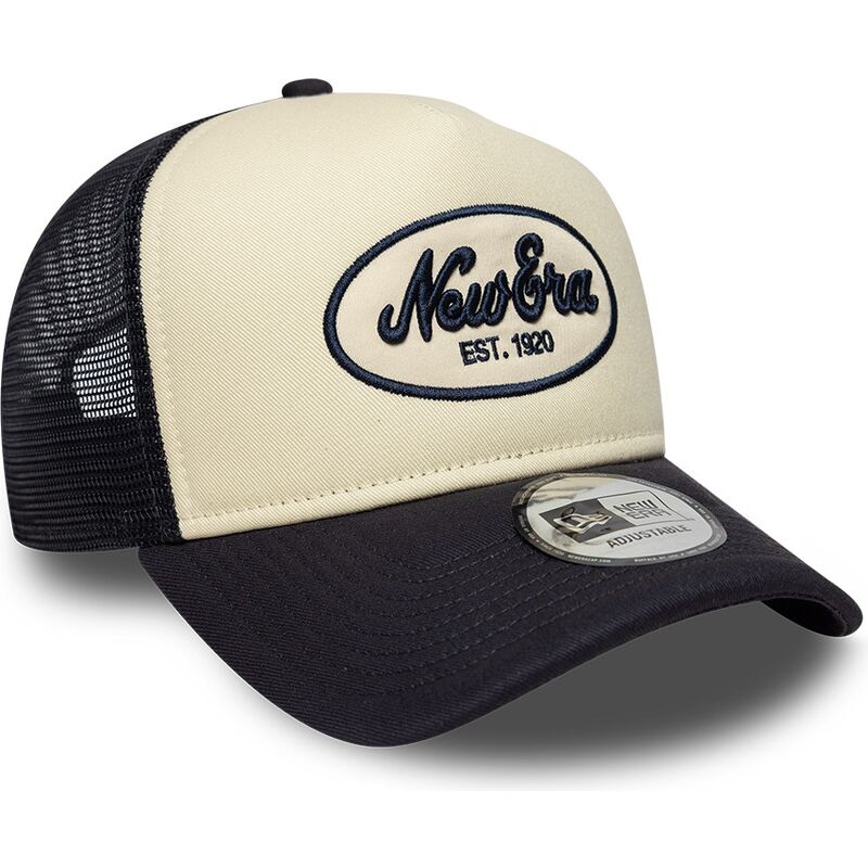 cappello-curvo-blu-marino-snapback-a-frame-oval-foam-patch-di-new-era cappello-curvo-blu-marino-snapback-a-frame-oval-foam-patch-di-new-era