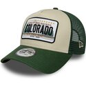 mutzen-gebogen-grun-snapback-a-frame-license-plate-der-colorado-von-new-era
