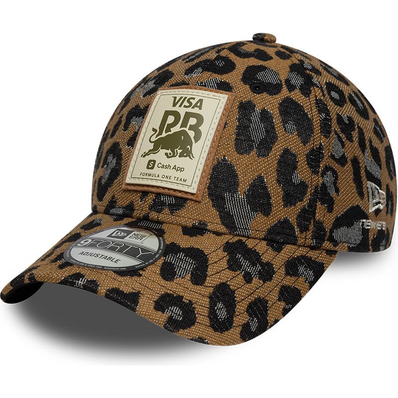 cappello-curvo-leopardato-cinghia-regolabile-9forty-dei-racing-bulls-f1-team-formula-1-di-new-era