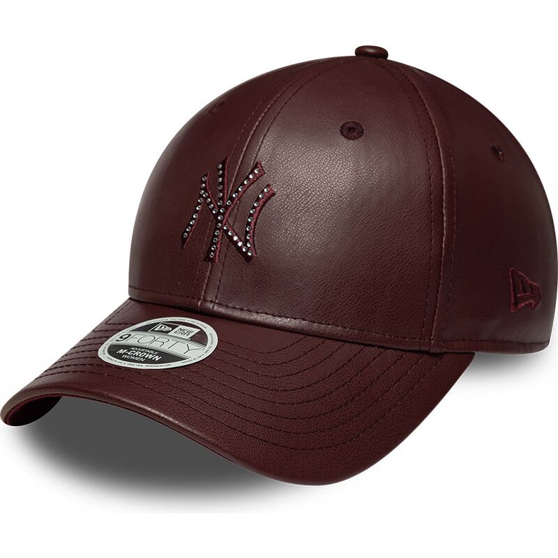 cappello-curvo-marrone-snapback-9forty-m-crown-pu-diamante-dei-new-york-yankees-mlb-di-new-era cappello-curvo-marrone-snapback-9forty-m-crown-pu-diamante-dei-new-york-yankees-mlb-di-new-era