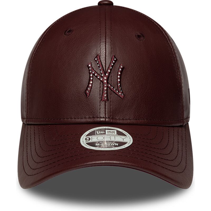 cappello-curvo-marrone-snapback-9forty-m-crown-pu-diamante-dei-new-york-yankees-mlb-di-new-era cappello-curvo-marrone-snapback-9forty-m-crown-pu-diamante-dei-new-york-yankees-mlb-di-new-era