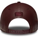 cappello-curvo-marrone-snapback-9forty-m-crown-pu-diamante-dei-new-york-yankees-mlb-di-new-era