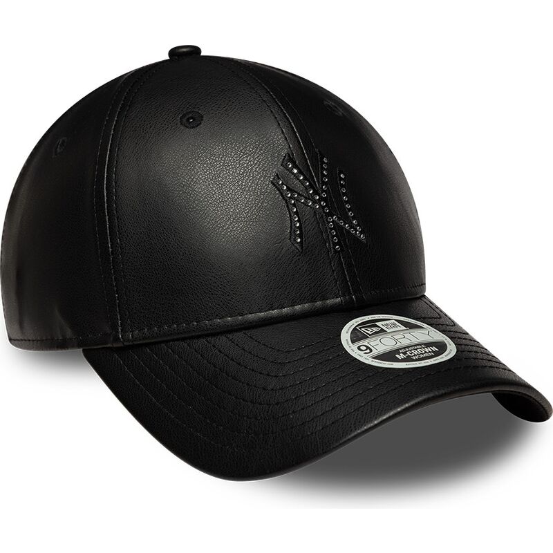 cappello-curvo-nero-snapback-9forty-m-crown-pu-diamante-dei-new-york-yankees-mlb-di-new-era cappello-curvo-nero-snapback-9forty-m-crown-pu-diamante-dei-new-york-yankees-mlb-di-new-era