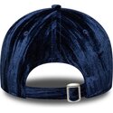 cappello-curvo-blu-marino-cinghia-regolabile-9twenty-velour-dei-los-angeles-dodgers-mlb-di-new-era