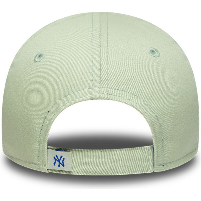 cappello-curvo-verde-cinghia-regolabile-per-bambino-9forty-dino-icon-dei-new-york-yankees-mlb-di-new-era