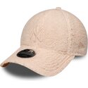 casquette-courbee-rose-snapback-pour-enfant-avec-logo-rose-9forty-m-crown-winter-borg-new-york-yankees-mlb-new-era