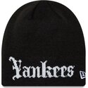 mutzen-schwarz-knit-skully-wordmark-der-new-york-yankees-mlb-von-new-era