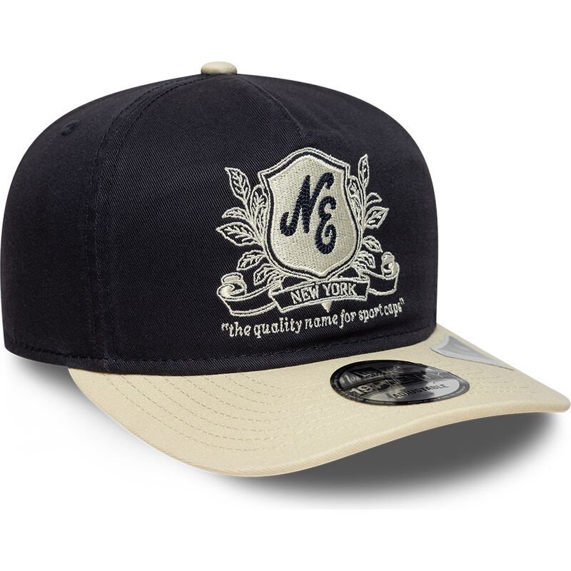 casquette-courbee-bleue-marine-et-beige-ajustable-19twenty-washed-graphic-new-era casquette-courbee-bleue-marine-et-beige-ajustable-19twenty-washed-graphic-new-era