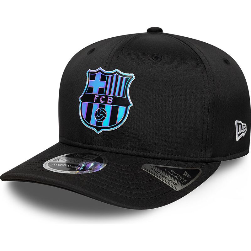 cappello-curvo-nero-snapback-multicolor-9seventy-stretch-snap-tpu-dei-fc-barcelona-laliga-di-new-era