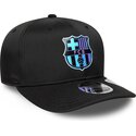cappello-curvo-nero-snapback-multicolor-9seventy-stretch-snap-tpu-dei-fc-barcelona-laliga-di-new-era