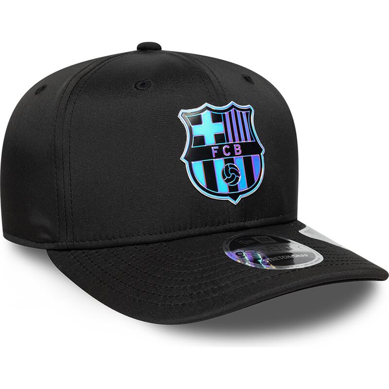 cappello-curvo-nero-snapback-multicolor-9seventy-stretch-snap-tpu-dei-fc-barcelona-laliga-di-new-era