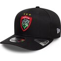 cappello-curvo-nero-snapback-9seventy-stretch-snap-lily-dei-rugby-club-toulonnais-french-rugby-federation-ffr-di-new-era