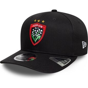 Mützen gebogen schwarz snapback 9SEVENTY Stretch Snap Lily der Rugby Club Toulonnais French Rugby Federation FFR von New Era