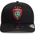 casquette-courbee-noire-snapback-9seventy-stretch-snap-lily-rugby-club-toulonnais-french-rugby-federation-ffr-new-era