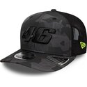casquette-trucker-camouflage-noire-9seventy-stretch-snap-valentino-rossi-vr46-motogp-new-era