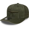 casquette-courbee-verte-snapback-avec-logo-vert-9seventy-stretch-snap-logo-moto-guzzi-new-era