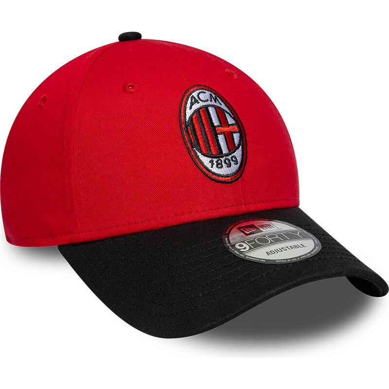 casquette-courbee-rouge-et-noire-ajustable-9forty-contrast-ac-milan-serie-a-new-era casquette-courbee-rouge-et-noire-ajustable-9forty-contrast-ac-milan-serie-a-new-era