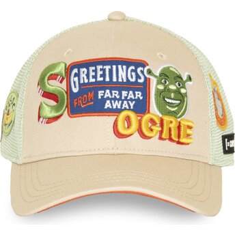 Cappello curvo beige snapback SHR1 CPSPATCB Shrek di Capslab