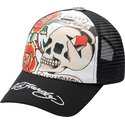 cappello-curvo-nero-snapback-before-dishonor-di-ed-hardy