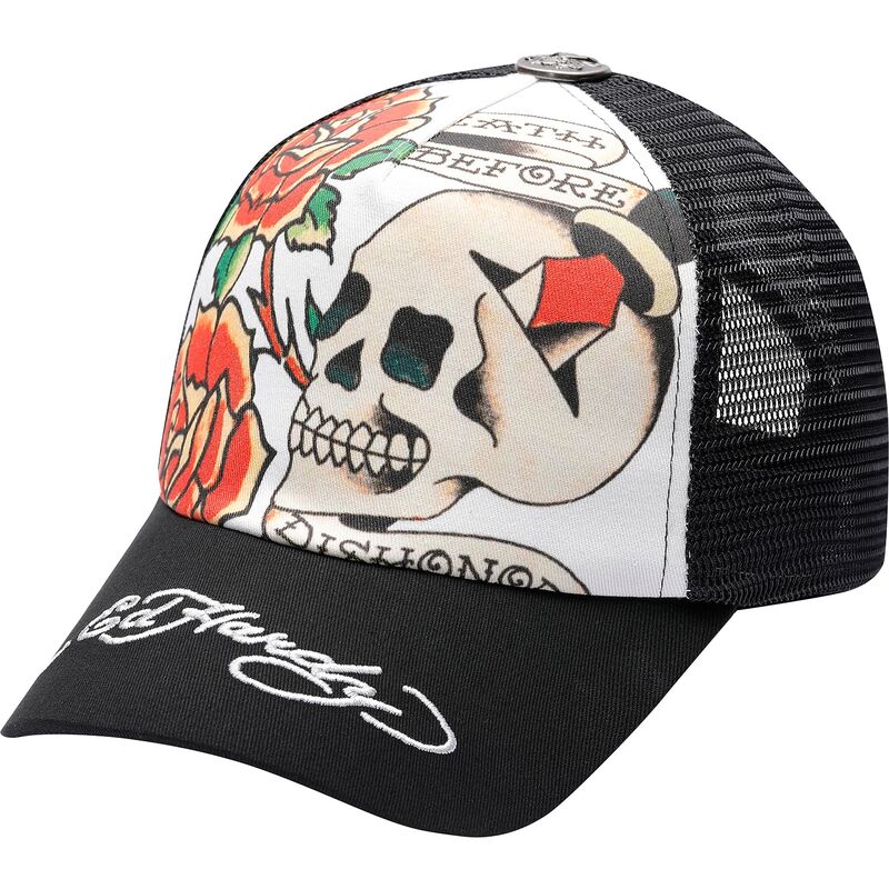 cappello-curvo-nero-snapback-before-dishonor-di-ed-hardy cappello-curvo-nero-snapback-before-dishonor-di-ed-hardy
