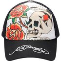 cappello-curvo-nero-snapback-before-dishonor-di-ed-hardy