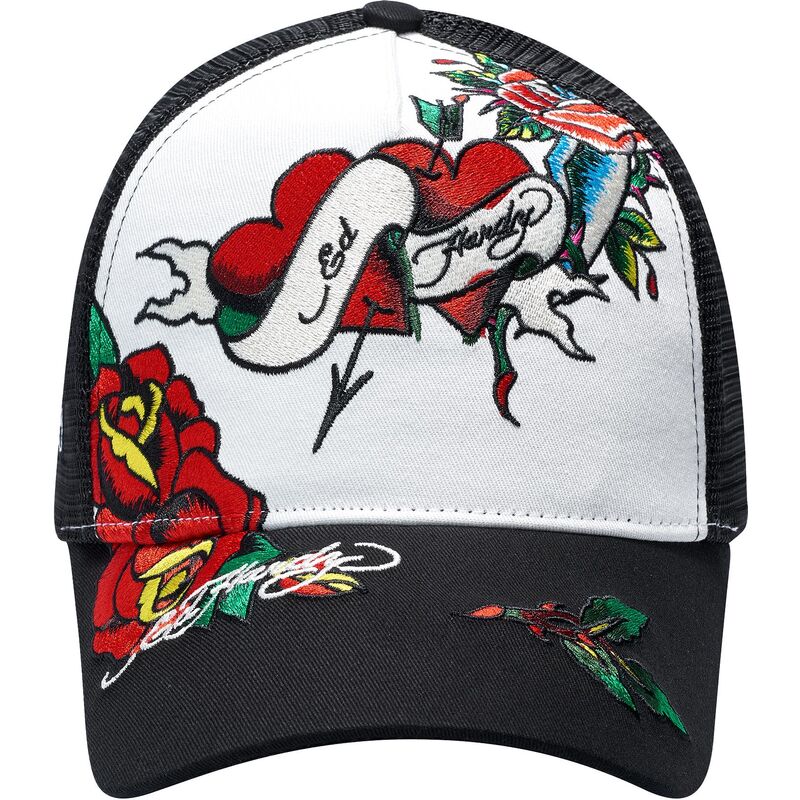 mutzen-gebogen-schwarz-snapback-love-ed-von-ed-hardy
