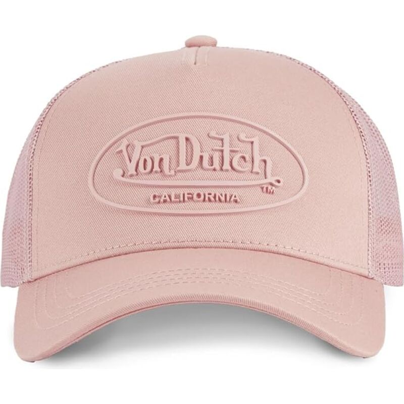 casquette-trucker-rose-log10-von-dutch