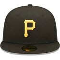 cappello-piatto-nero-aderente-59fifty-ac-perf-dei-pittsburgh-pirates-mlb-di-new-era