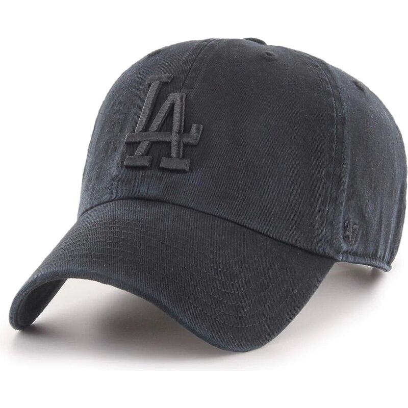 casquette-courbee-noire-ajustable-avec-logo-noir-clean-up-tonal-los-angeles-dodgers-mlb-47-brand casquette-courbee-noire-ajustable-avec-logo-noir-clean-up-tonal-los-angeles-dodgers-mlb-47-brand
