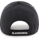 casquette-courbee-noire-ajustable-mvp-chicago-blackhawks-nhl-47-brand