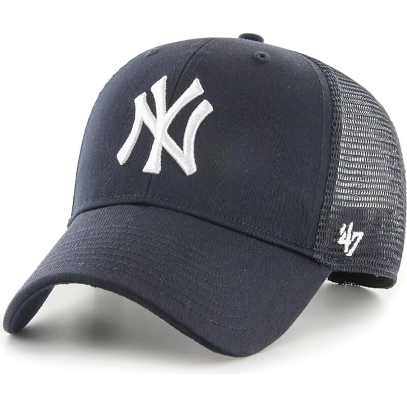 cappello-curvo-blu-marino-snapback-mvp-branson-dei-new-york-yankees-mlb-di-47-brand