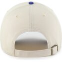 cappello-curvo-beige-cinghia-regolabile-clean-up-base-runner-two-tone-dei-los-angeles-dodgers-mlb-di-47-brand