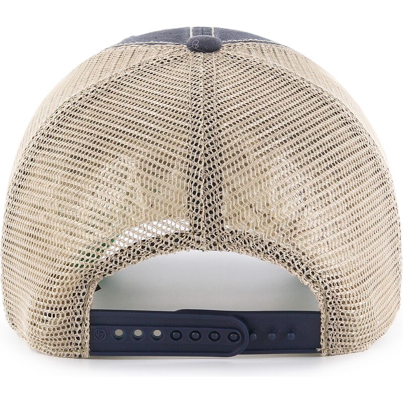 cappello-curvo-grigio-snapback-clean-up-trawler-vintage-navy-dei-new-york-yankees-mlb-di-47-brand cappello-curvo-grigio-snapback-clean-up-trawler-vintage-navy-dei-new-york-yankees-mlb-di-47-brand