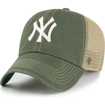 Mützen gebogen grün snapback Clean Up Trawler der New York Yankees MLB von 47 Brand