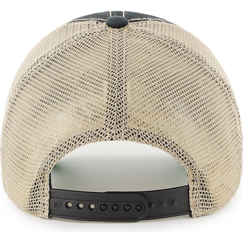 cappello-curvo-nero-snapback-clean-up-trawler-dei-new-york-yankees-mlb-di-47-brand