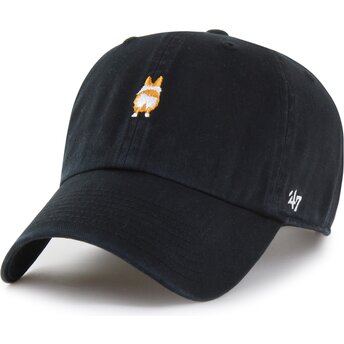 Casquette courbée noire ajustable Clean Up Base Runner Icon Dog 47 Brand