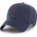 cappello-curvo-blu-marino-cinghia-regolabile-clean-up-base-runner-icon-dog-vintage-navy-di-47-brand